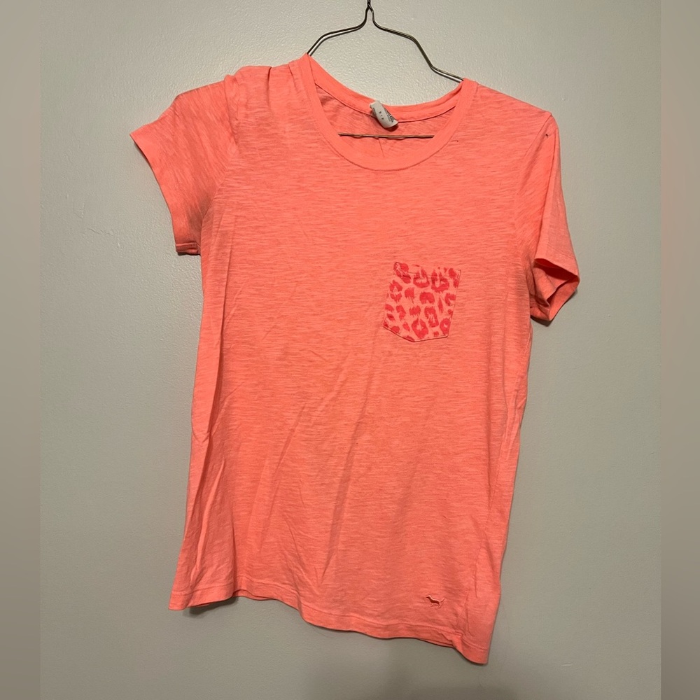 Pink Victoria Secret Tshirt animal print